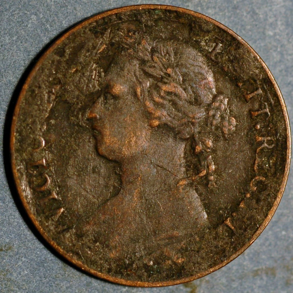 1880 Great Britain Farthing Victoria KM# 753 - Image 2 of 2