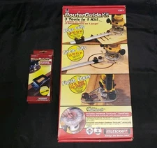 Milescraft 3 In 1 1223 1222 Circle Edge Finish Cuts Hinge Jig Set Router Guide