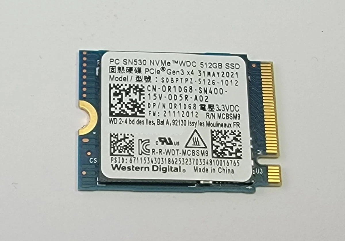 Western Digital M.2 Interface Solid State Drives 500 GB Storage
