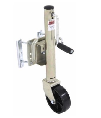 E Trailer MJ-1206B 10  Lift Sidewind 1000 Lbs Zinc Swivel
