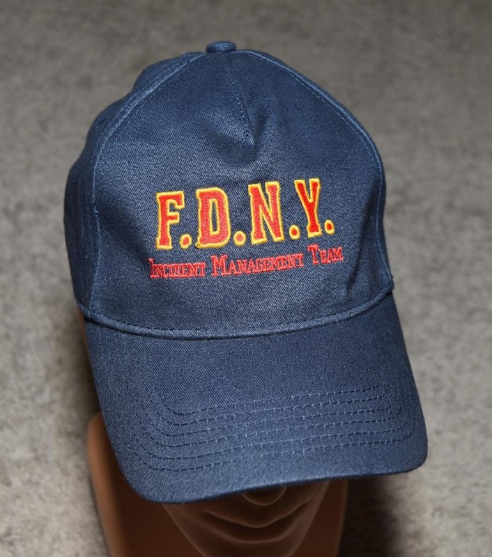Fire Department New York FDNY Incident Management Team Fire Fighter Ballcap Hat