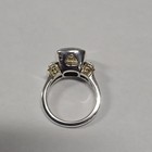 Caviar Sterling Silver & 18k Yellow Gold Smokey Quartz Ring Size 7 SMK7 — photo 3