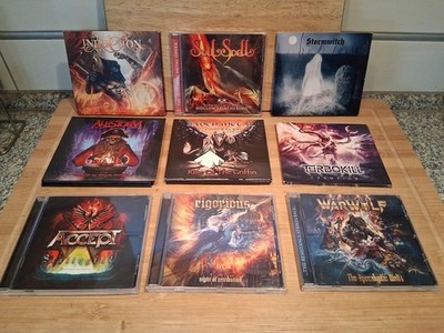 ALESTORM, ACCEPT, WARWOLF, TURBOKILL, INDUCTION etc. CD-Konvolut