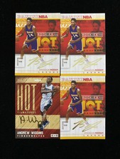2015-16 Panini NBA Hot Brandon Ingram Andrew Wiggins RC Rookie Auto Lot*4 WO65