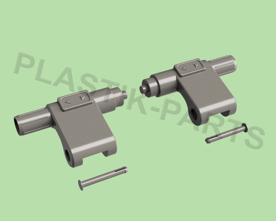 PLASTIK-PARTS Braas Klassik Light Griffhebel Typ BK BL Dachfenster Konsole Ersatzteile GRAU