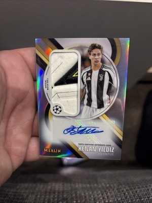 Topps Merlins Match Ball Signatures 2024/2025, Kenan Yildiz, Autogramm