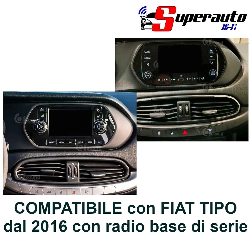 Jfsound JF-037FE-X7C PRO Autoradio Car Tablet 7" fit FIAT Tipo da 2016 Android - Immagine 2 di 4