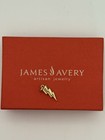 James Avery 14K Yellow Gold Lightening Bolt Charm With Box