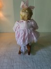 Vintage Porcelain Doll On Wooden Rocking Horse. 14" Tall. Perfect Condition — photo 6