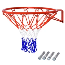 Basketball Ring Hoop Net 18" Wall Mounted Outdoor Hanging Basket Professional