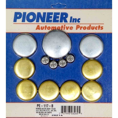 Pioneer PE-117-B, Kit Amc V8 Freeze Plug Kit - Brass Performance Racing Parts - Picture 2 of 10