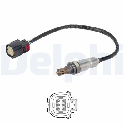 DELPHI Lambdasonde Sensor Abgassteuerung ES21414-12B1 für FORD TRANSIT V363 FED