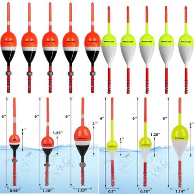 Thill America'S Classic Float Fishing Bobber with Buoyant Balsa Wood Body Fish