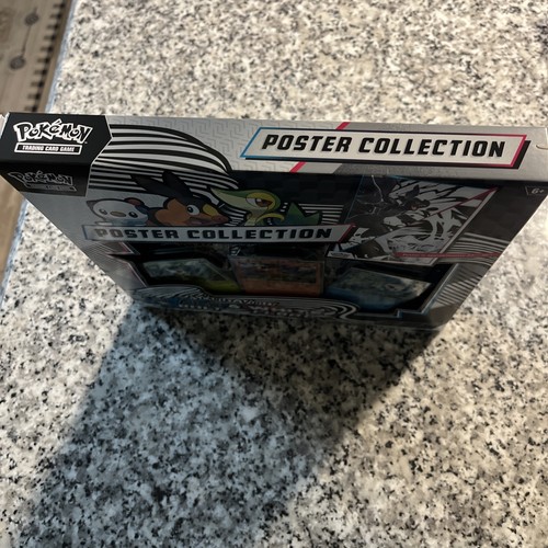 Pokemon Scarlet And Violet Black Bolt And White Flare Poster Collection Sealed - Picture 7 of 11