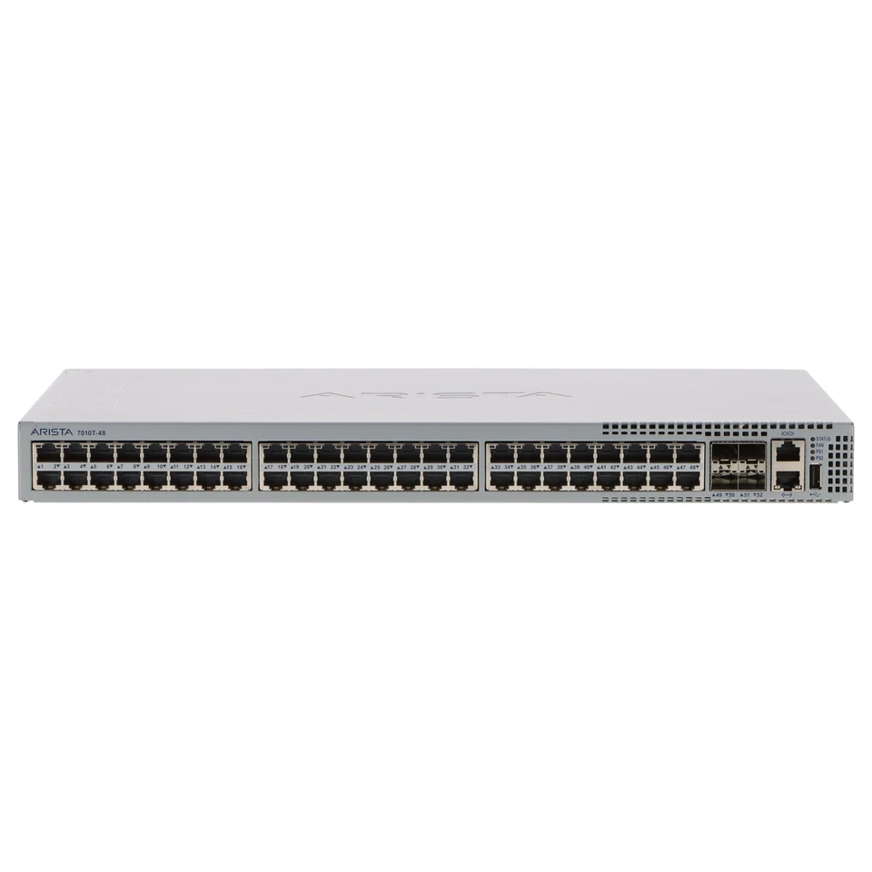 Arista Data Center Switch 7010T 48x 1GbE 4x SFP+ 10GbE - DCS-7010T-48