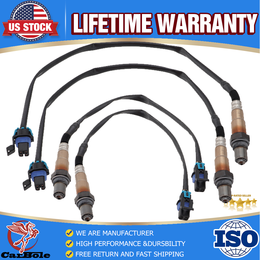 4X Oxygen Sensor For 2012-2017 Buick Enclave Chevrolet Traverse GMC Acadia 3.6L