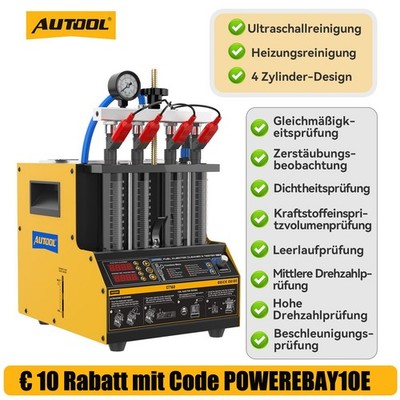 AUTOOL CT160 Einspritzdüsen Prüfgerät Reiniger KFZ injektor Tester Reinigung 