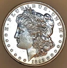 1893 MORGAN DOLLAR! ULTRA PROOF LIKE! DEEP LIQUID MIRRORS! EXTREME RARITY #64712