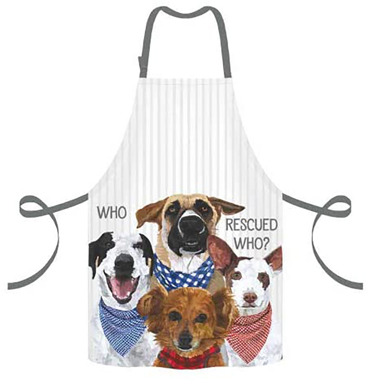 Дизайнерский фартук для бумажных изделий Кто Кого спас Собаки 3790₽