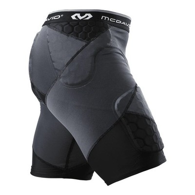 McDavid Hex Thudd Cross Compression Short - schwarz-grau