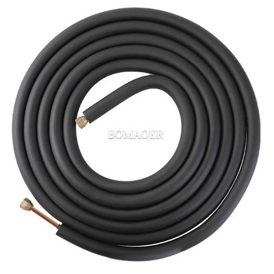 Mini Split AC Line Set Insulated Kit Copper/Alum Tubing 3/8'x5/8' 50ft