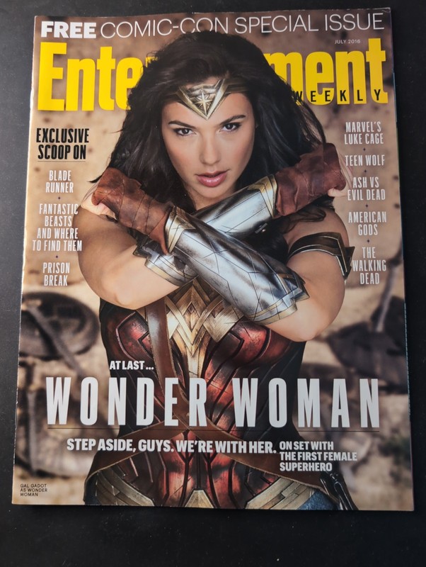 ENTERTAINMENT WEEKLY 2016 COMIC CON Special Issue Wonder Woman WW Gal Gadot WW84