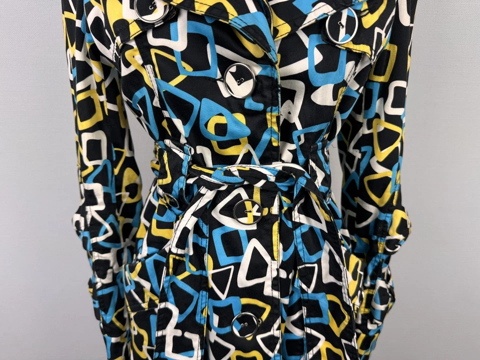 Zanja EMILIO PUCCI Firenze Multicolor Geométrica Cuello Cinturón Talla M Foto 4 de 4