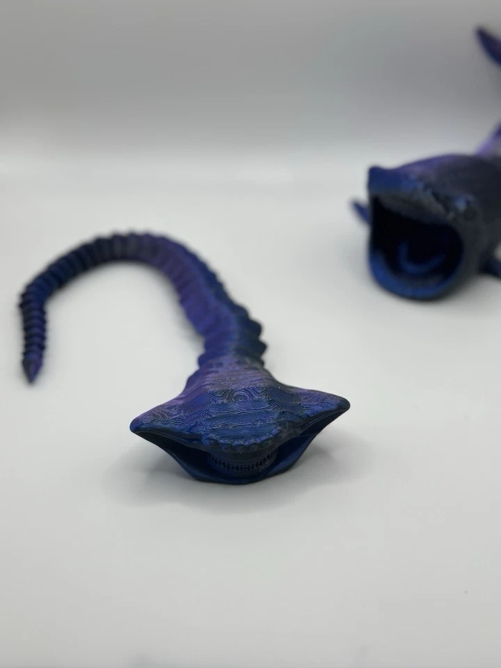 The Bloop Vs El Gran Maja Sea Creature - Articulating Fidget Mythical Blue - Imagem 4 de 4