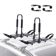 Kayak Roof Rack 1 Pair J-Bar, Soft Roof Rack, Top Mount Tie Down, Carrier for ka