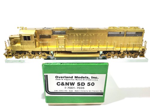 Overland OMI C&NW EMD SD50 Chicago North Western HO Latón Modelo #5042 Sin Pintar | Zustand: Used