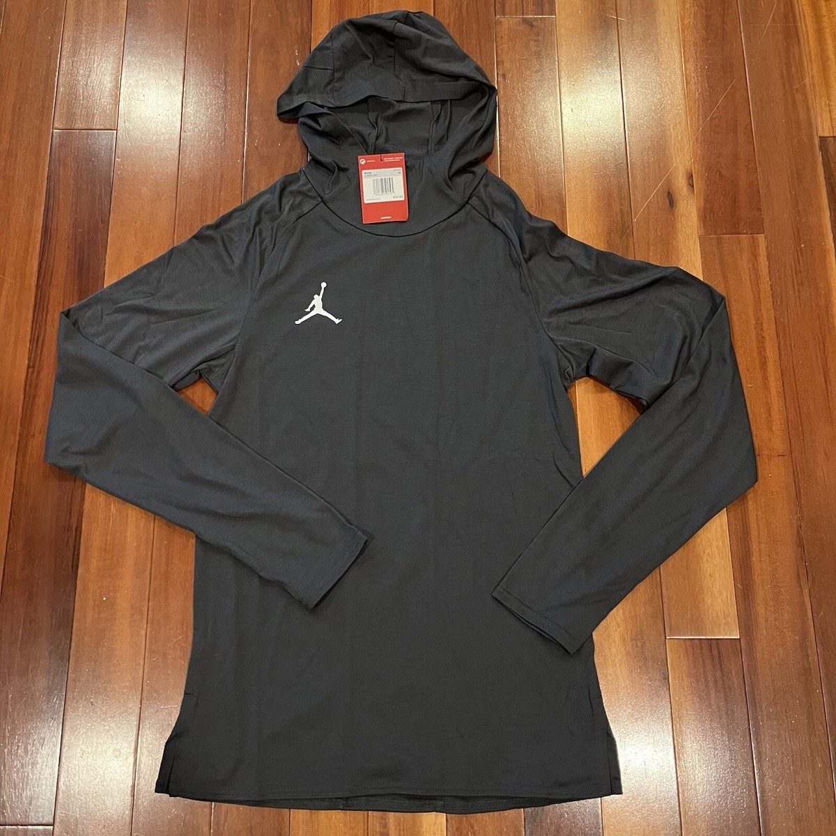 Jordan 23 Alpha Dry Long Sleeve Hooded Top- Anthract | eBay