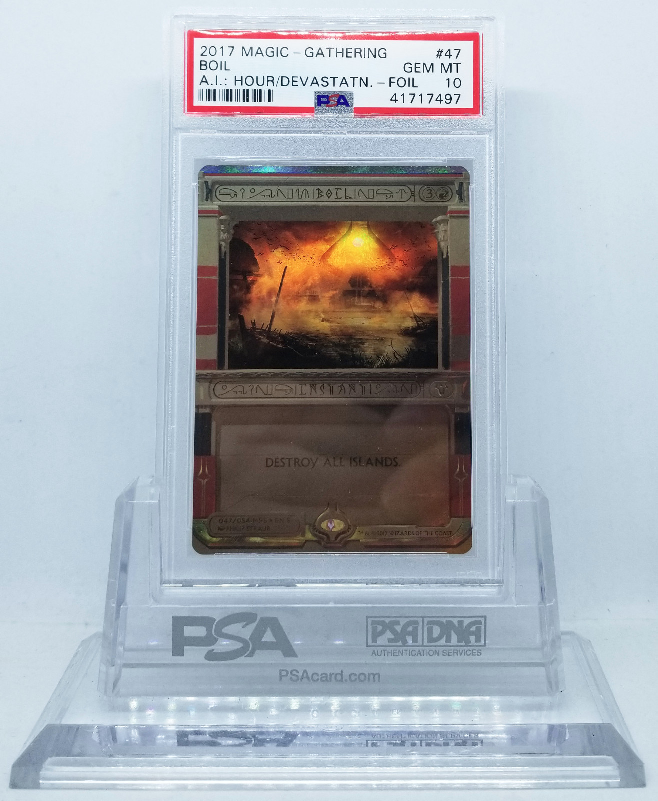 Boil Masterpiece Series: Amonkhet Invocations Foil for sale online | eBay
