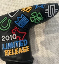 SCOTTY CAMERON 2010 THE WORKS CUSTOM SHOP STAMPS-LTD. LEATHER HEAD COVER RARE