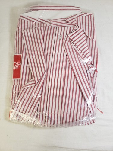 New VINTAGE Diet Coke Coca Cola Shirt Men's 15-15 1/2 Unitog Employee Uniform - Picture 2 of 6