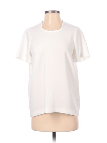 Madewell Women Ivory Short Sleeve Blouse XS - image 1