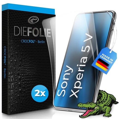 Crocfol DIEFOLIE für Sony Xperia 5 V - 2 St. Premium Displayschutzfolien - 第 1/5 張圖片