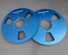 1 Pair Technics 10.5" Metal Empty Tape Reels - 1/4" for M28/RS1500/RP-10A