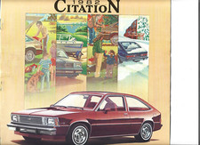 Original 1982 Chevrolet Citation Dealer Sales Brochure Catalog