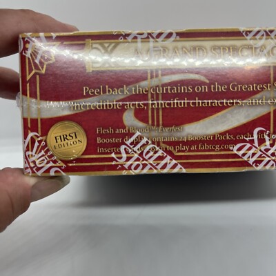 Flesh and Blood TCG: Everfest First Edition Print Booster Box, Factory  Sealed