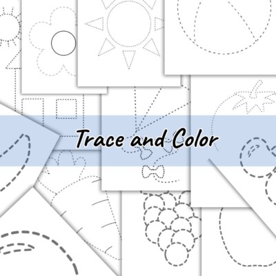 Kindergarten Printable Tracing Worksheets   Letters, Numbers, Shapes, and More