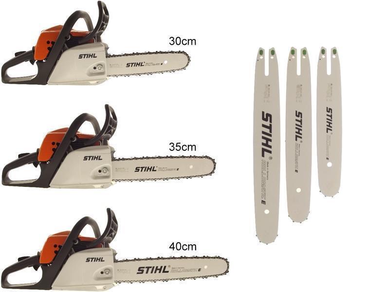 3x Sägekette + Schwert 35 Cm Für Stihl MS 160/170/180 – Halbmeißel, 3/8 LP, 1,3 Mm, 50 Treibglieder