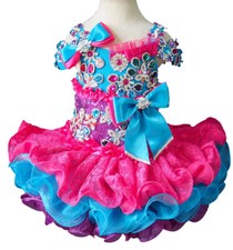 Jenniferwu Tulle Tutu Dress for Toddler Girls Pageant Party Princess Birthday