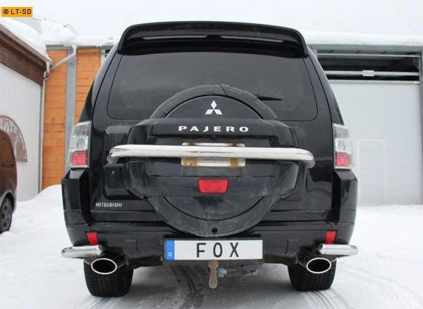Impianto completo Fox dal catalizzatore Mitsubishi Pajero 4 V80 3.2l D dall'anno 06 - destro sinistro - Immagine 3 di 4