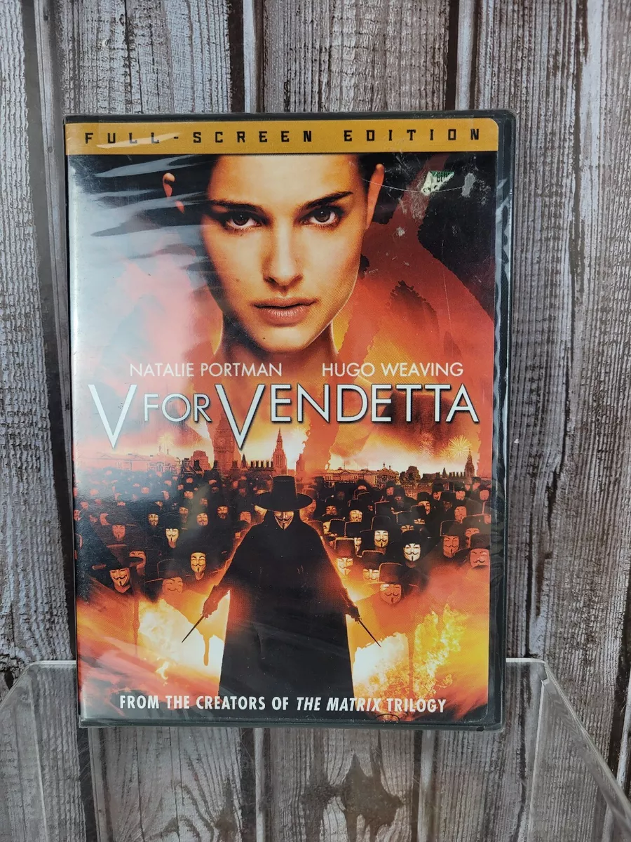 Hugo Weaving V FOR VENDETTA Natalie Portman original d/sided adv movie  poster