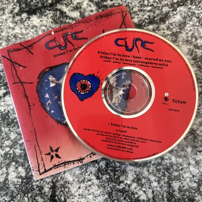 CURE - Friday I'm In Love 2-track CD Single With Sleeve Elektra