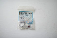 SELECTA INDICATOR LIGHT RED DOME LENS SL53815-5-BG 28 V INCANDESCENT