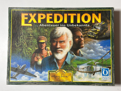 Expedition Abenteuer ins Unbekannte - Brettspiel Queen Games 1995 Vollständig