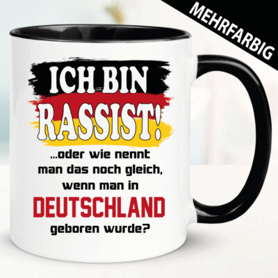 Tasse Sprüche Politik Scheisse SPD Grüne FDP CDU AFD Rassist Wahlen Bundestag