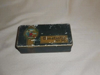alte Blechdose / Zigarettendose Constantin No. 30 Hannover 15x7,5x4,5cm - Bild 1 von 4