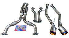 Performance Cat Back Exhaust System Burnt Tip for Nissan 370 Z Fairlady Z34 3.7L